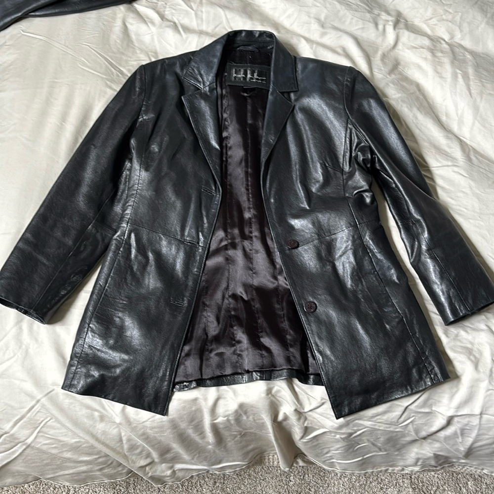 Nicole Miller Genuine Leather Jacket